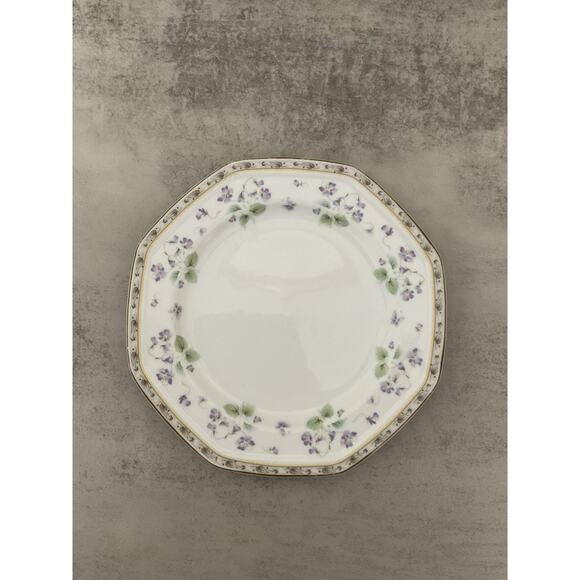 Christopher Stuart Gracious Floral 8" Salad Dessert Plate - Picture 1 of 2